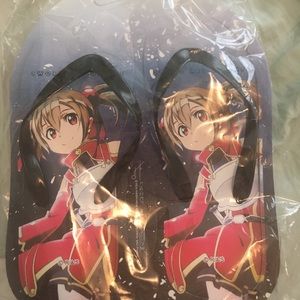 Sword art online silica Sandals. Men’s size 9.